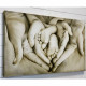 Quadro dipinto a mano su tela per camera da letto "Family Heart" 110x65