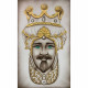 Quadro dipinto a mano Teste di Moro Crown 65x110 set 2 pezzi