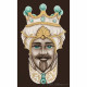 Quadro dipinto a mano Teste di Moro Crown 65x110 set 2 pezzi