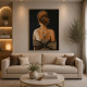 Quadro figurativo moderno Scent of a Woman 80x120 fiori in rilievo