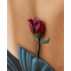 Quadro figurativo moderno Scent of a Woman 80x120 fiori in rilievo