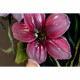 Quadro floreale materico astratto dipinto a mano Flowery Heart 100x100