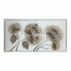 Quadro moderno a tema floreale dipinto a mano su tela "Otensie" 130x70