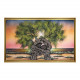 Quadro moderno acrilico su tela Luce di Puglia 150x80