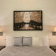 Quadro moderno acrilico su tela Sentiero Romantico 150x80