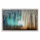 Quadro moderno astratto dipinto a mano su tela 130x70 "Sogno"