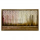 Quadro moderno astratto dipinto a mano su tela 130x70 "Sogno"