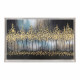 Quadro moderno astratto dipinto a mano su tela "Notte Romantica" 120x80