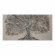 Quadro moderno con natura dipinto su tela "Quercia Bianca" 130x70