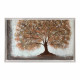 Quadro moderno con natura dipinto su tela "Quercia Vintage" 130x70