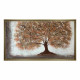 Quadro moderno con natura dipinto su tela "Quercia Vintage" 130x70