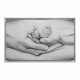 Quadro moderno dipinto a mano per camera da letto "Different Family" 110x65