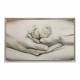 Quadro moderno dipinto a mano per camera da letto "Different Family" 110x65