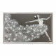 Quadro moderno dipinto a mano su tela Ballerina 110x65