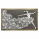 Quadro moderno dipinto a mano su tela "Ballerina" 120x80