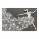 Quadro moderno dipinto a mano su tela Ballerina 150x100