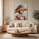 Quadro moderno dipinto a mano Tokyo 80x120