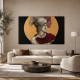 Quadro moderno su tela Impero Gold 150x80