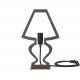 Abatjour Lampada da comodino in metallo dal design moderno e minimalista