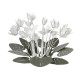 Centrotavola decorativo con forma floreale in metallo
