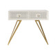 Consolle grande in metallo dal design moderno ed elegante