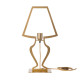 Lampada da tavolo in metallo dal design moderno e minimalista