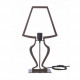 Lampada da tavolo in metallo dal design moderno e minimalista