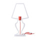 Lampada da tavolo in metallo dal design moderno e minimalista