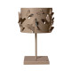 Lampada da tavolo moderna con struttura e paralume in metallo