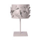 Lampada da tavolo moderna con struttura e paralume in metallo