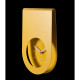 Orologio da parete moderno in metallo con design minimale e quadrante incassato