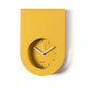 Orologio da parete moderno in metallo con design minimale e quadrante incassato