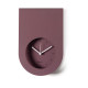 Orologio da parete moderno in metallo con design minimale e quadrante incassato