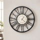 Orologio da muro rotondo piccolo in metallo dal design moderno ed elegante