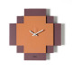 Orologio da parete quadrato moderno con design geometrico sovrapposto