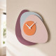 Orologio da parete design moderno geometrico in metallo multistrato