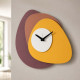 Orologio da parete design moderno geometrico in metallo multistrato