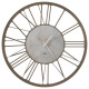 Orologio da parete grande in metallo rotondo con numeri romani design moderno