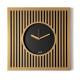 Orologio da parete moderno in metallo con quadrante circolare cornice traforata