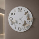 Orologio da parete in metallo con farfalle decorative dal design moderno