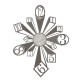 Orologio da parete in metallo dal design moderno