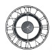 Orologio da parete in metallo piccolo dal design moderno