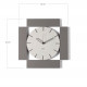 Orologio da parete minimalista in metallo dal design moderno