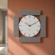 Orologio da parete minimalista in metallo dal design moderno
