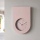 Orologio da parete moderno in metallo con design minimale e quadrante incassato