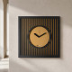 Orologio da parete moderno in metallo con quadrante circolare cornice traforata