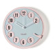Orologio da parete rotondo dal design vintage con numeri in rilievo