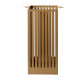 Porta ombrelli con struttura in metallo dal design moderno e particolare