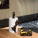 Porta rotoli da cucina con struttura in metallo dal design moderno