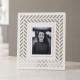 Portafoto da tavolo con cornice in metallo dal design moderno
